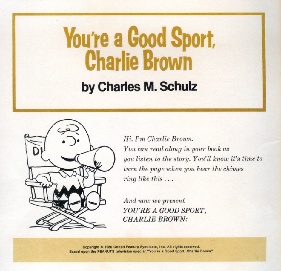 You're A Good Sport, Charlie Brown (02),绘本,绘本故事,绘本阅读,故事书,童书,图画书,课外阅读